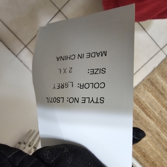 Gray Los Angeles Athelic Full Zip Hoodie 2XL - Picture 5 of 6